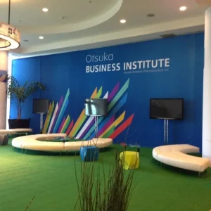 wall graphics made with a wide format printer